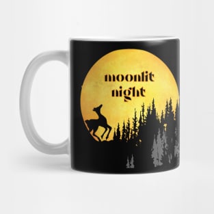 moon shadow,moonlit night Mug